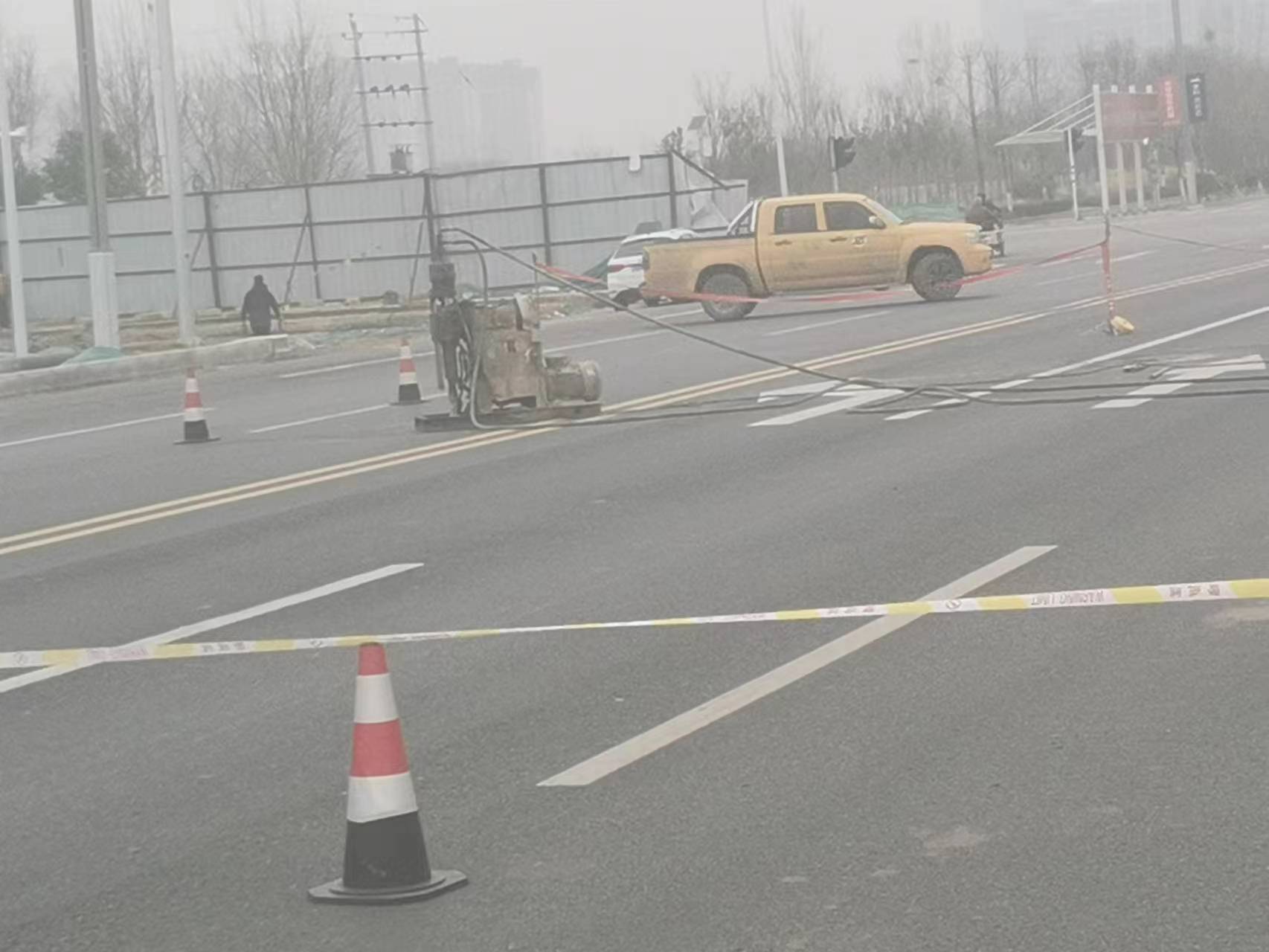 徽县公路路基沉陷注浆